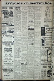 Página do jornal Correio do Ceará de agosto de 1970