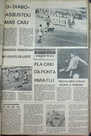 Página do jornal Correio do Ceará de agosto de 1970