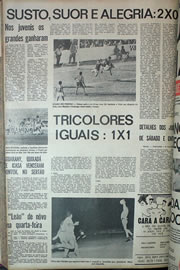 Página do jornal Correio do Ceará de agosto de 1970