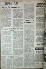 Página do jornal Correio do Ceará de agosto de 1970