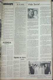 Página do jornal Correio do Ceará de agosto de 1970