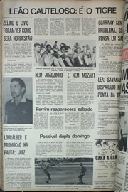 Página do jornal Correio do Ceará de agosto de 1970