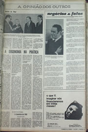 Página do jornal Correio do Ceará de agosto de 1970