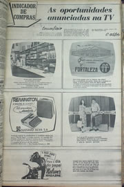 Página do jornal Correio do Ceará de agosto de 1970