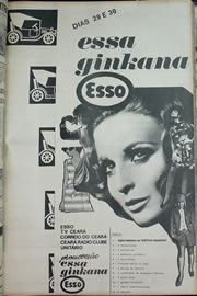 Página do jornal Correio do Ceará de agosto de 1970