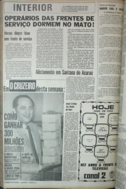 Página do jornal Correio do Ceará de agosto de 1970