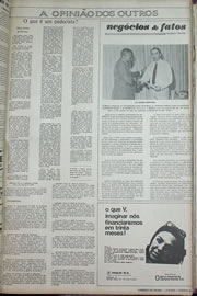 Página do jornal Correio do Ceará de agosto de 1970