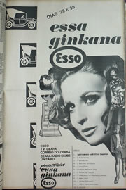 Página do jornal Correio do Ceará de agosto de 1970