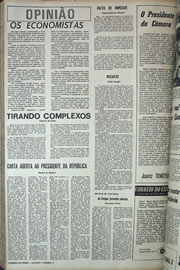Página do jornal Correio do Ceará de agosto de 1970