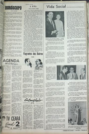 Página do jornal Correio do Ceará de agosto de 1970