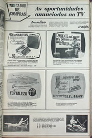Página do jornal Correio do Ceará de agosto de 1970