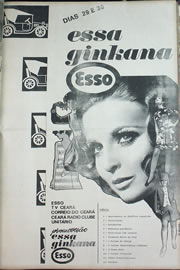 Página do jornal Correio do Ceará de agosto de 1970
