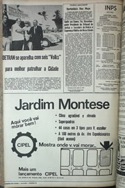 Página do jornal Correio do Ceará de agosto de 1970