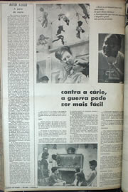 Página do jornal Correio do Ceará de agosto de 1970