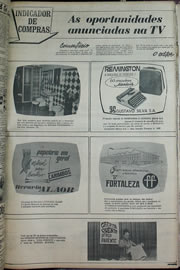 Página do jornal Correio do Ceará de agosto de 1970