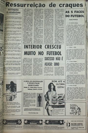 Página do jornal Correio do Ceará de agosto de 1970