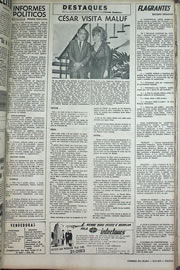 Página do jornal Correio do Ceará de agosto de 1970