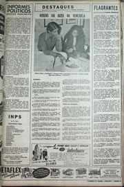 Página do jornal Correio do Ceará de agosto de 1970