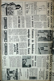 Página do jornal Correio do Ceará de agosto de 1970