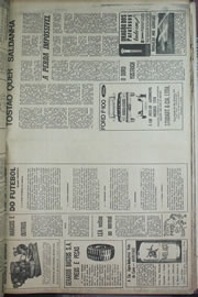 Página do jornal Correio do Ceará de agosto de 1970