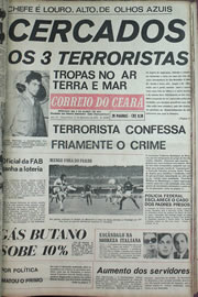 Página do jornal Correio do Ceará de setembro de 1970