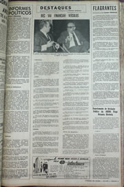 Página do jornal Correio do Ceará de setembro de 1970