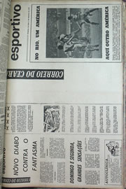 Página do jornal Correio do Ceará de setembro de 1970