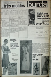 Página do jornal Correio do Ceará de setembro de 1970