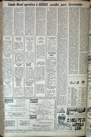 Página do jornal Correio do Ceará de setembro de 1970