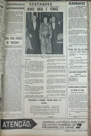 Página do jornal Correio do Ceará de setembro de 1970