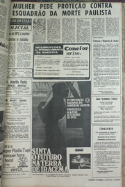 Página do jornal Correio do Ceará de setembro de 1970