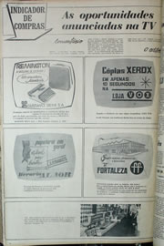 Página do jornal Correio do Ceará de setembro de 1970