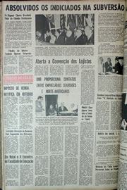 Página do jornal Correio do Ceará de setembro de 1970