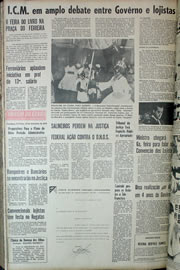 Página do jornal Correio do Ceará de setembro de 1970