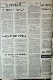 Página do jornal Correio do Ceará de setembro de 1970