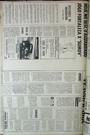 Página do jornal Correio do Ceará de setembro de 1970