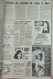 Página do jornal Correio do Ceará de setembro de 1970