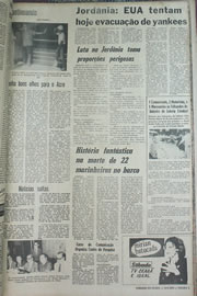 Página do jornal Correio do Ceará de setembro de 1970
