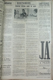 Página do jornal Correio do Ceará de setembro de 1970