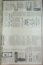Página do jornal Correio do Ceará de setembro de 1970