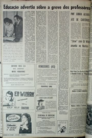 Página do jornal Correio do Ceará de setembro de 1970