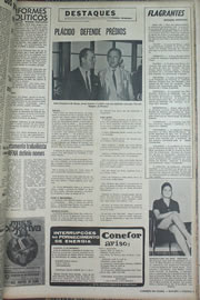 Página do jornal Correio do Ceará de setembro de 1970