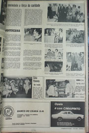 Página do jornal Correio do Ceará de setembro de 1970