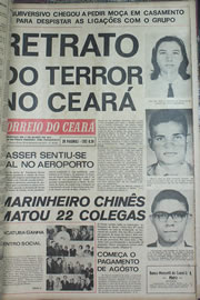 Página do jornal Correio do Ceará de setembro de 1970
