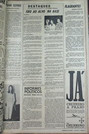 Página do jornal Correio do Ceará de setembro de 1970