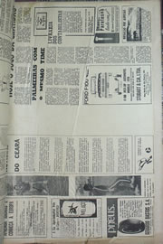 Página do jornal Correio do Ceará de setembro de 1970