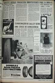 Página do jornal Correio do Ceará de abril de 1971