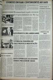 Página do jornal Correio do Ceará de abril de 1971