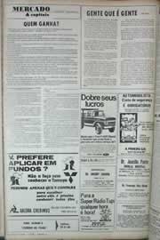 Página do jornal Correio do Ceará de abril de 1971