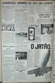 Página do jornal Correio do Ceará de abril de 1971